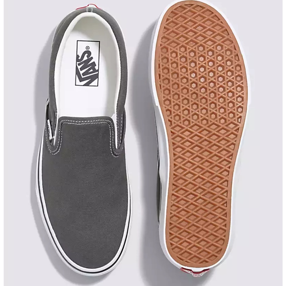 Grey Slip On Vans - Picture 2 of 10